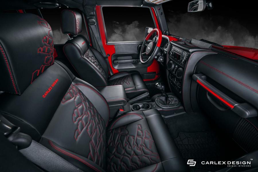 Интерьер Jeep Wrangler Unlimited by Carlex Design 2018 года  (фото 9 из 13)
